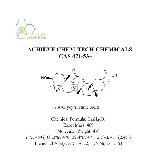 CAS 471-53-4 18β-Glycyrrhetinic acid | Shaanxi BLOOM Tech Co., Ltd CAS 471-53-4 18β-Glycyrrhetinic acid | Shaanxi BLOOM Tech Co., Ltd