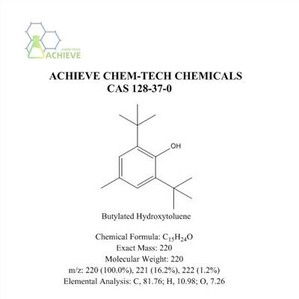 บิวทิลเลตไฮดรอกซีโทลูอีน (BHT) CAS 128-37-0